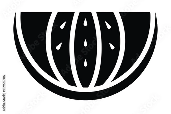 Obraz watermelon vector icon
