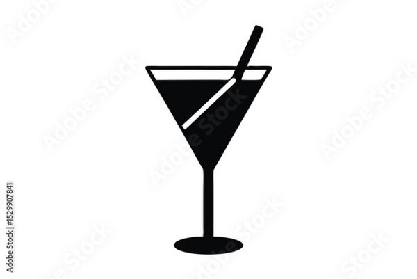 Obraz cocktail vector icon