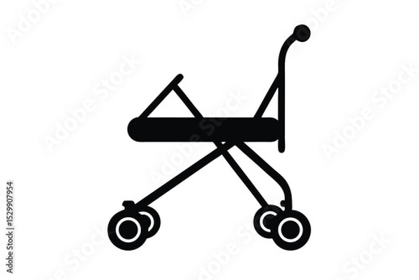 Obraz baby walker vector icon