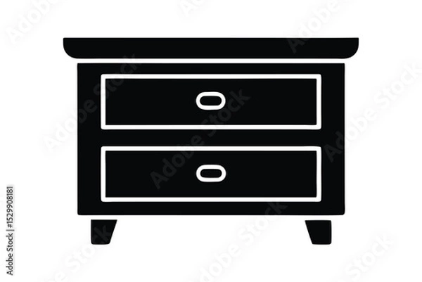 Obraz baby drawer vector icon