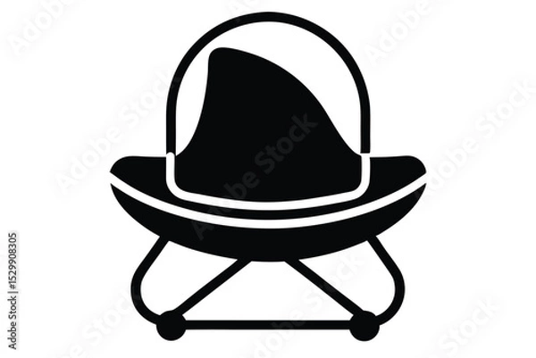 Obraz baby bouncer vector icon