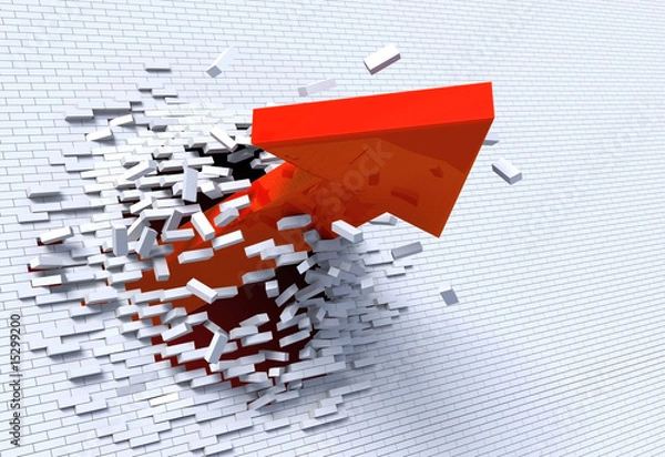 Obraz Pokonaj przeszkodę