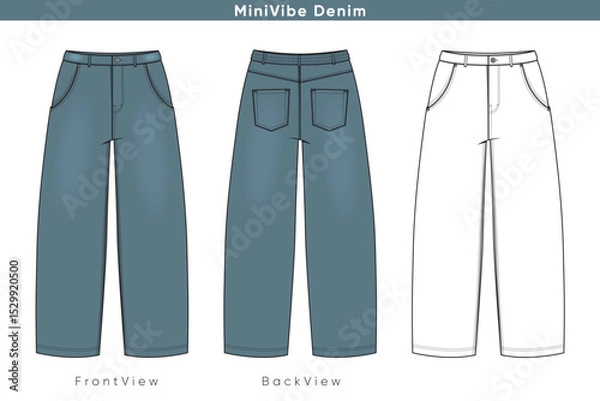Obraz Denim Street Pants