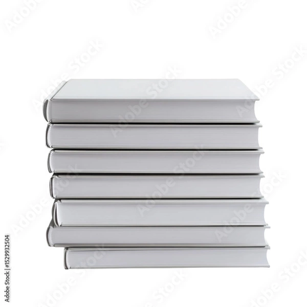 Fototapeta stack of books isolated
