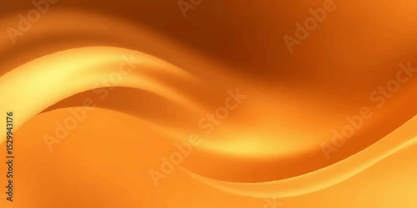 Obraz Golden Wavy Abstract Texture – Luxury Fluid Metallic Background for Design Use. 