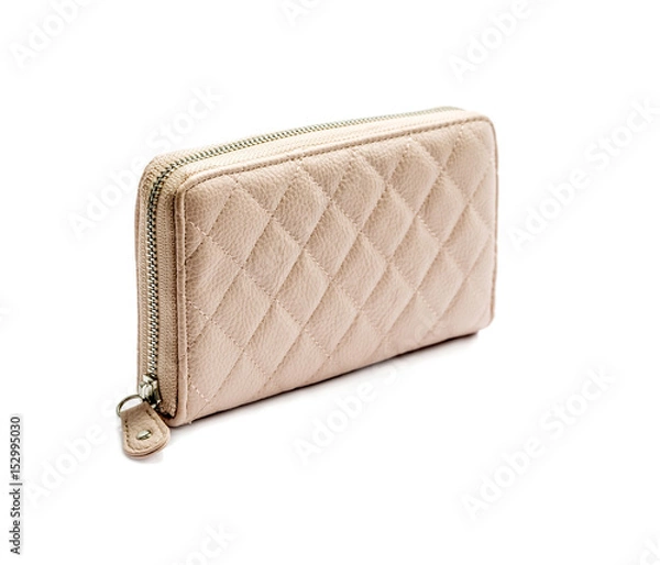 Obraz Woman purse (wallet) isolated on the white background