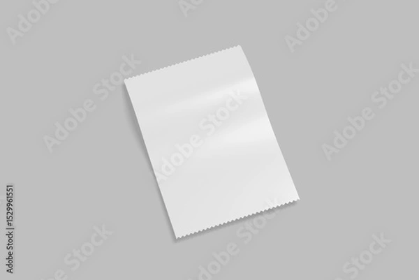 Obraz receipt invoice blank for mockup