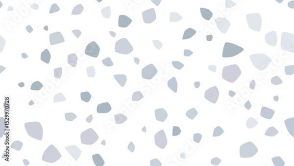 Fototapeta Modern seamless terrazzo vector pattern with organic shapes in neutral earth tones. Perfect for textiles, wallpaper, packaging & digital design projects.