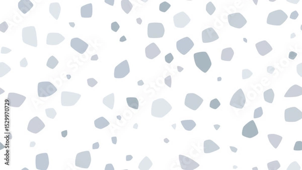 Fototapeta Modern seamless terrazzo vector pattern with organic shapes in neutral earth tones. Perfect for textiles, wallpaper, packaging & digital design projects.