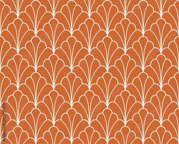 Obraz Modern cute art deco seamless pattern. Trendy abstract texture. Vector geometric background.