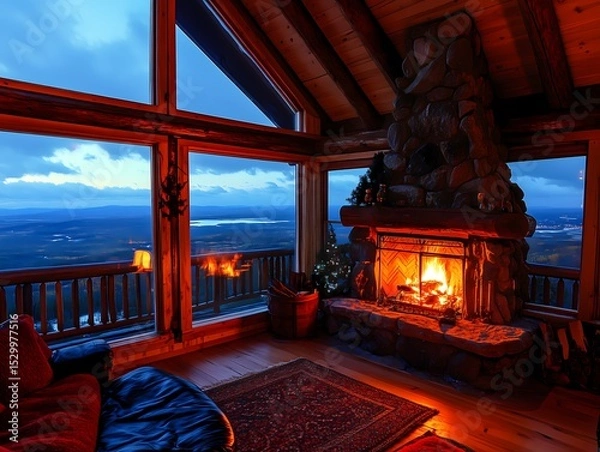 Obraz fireplace