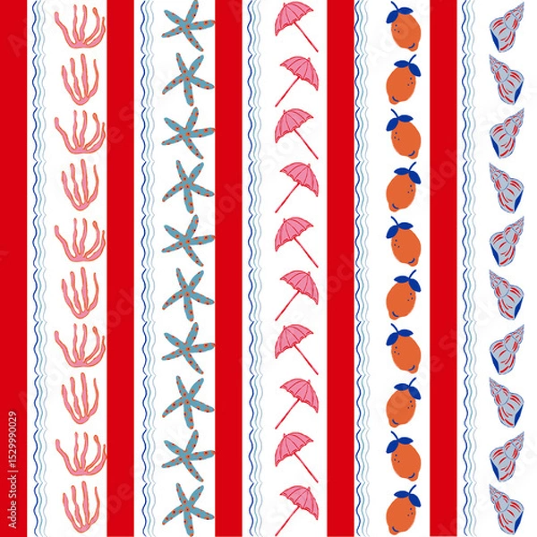 Obraz Listra conha do mar