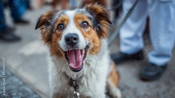 Obraz Stray dog symbolizing rabies threat for World Rabies Day awareness