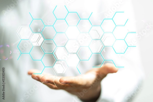 Fototapeta digital connection