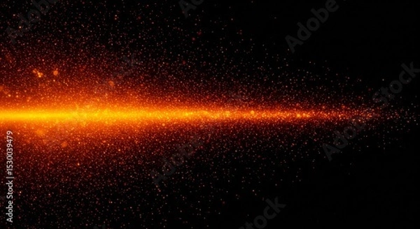 Fototapeta Abstract Orange Spark Background with Glitter Texture and Shiny Effect