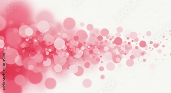 Fototapeta Abstract Pink Bokeh Background Illustration with Light and Blur Effect