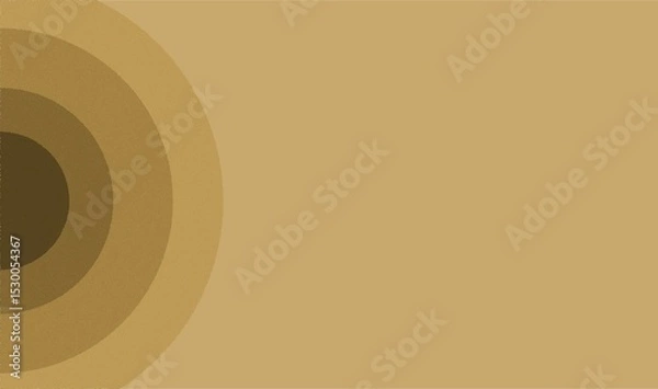 Obraz Golden circle pattern on a light orange gradient, a vintage abstract vector illustration perfect for retro blank banner backgrounds
