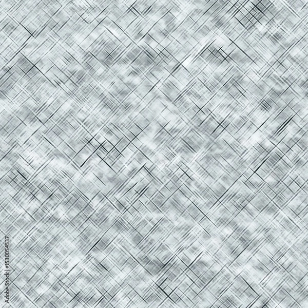 Fototapeta A highly detailed, seamless, and tileable texture of a grey and white abstract fabric with diagonal lines, creating a dynamic and modern visual effect.