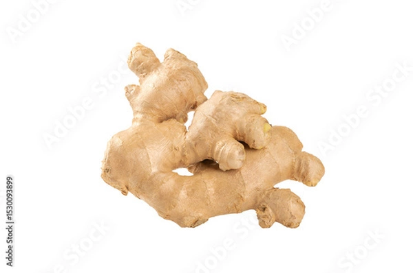 Obraz Ginger root isolated on white background