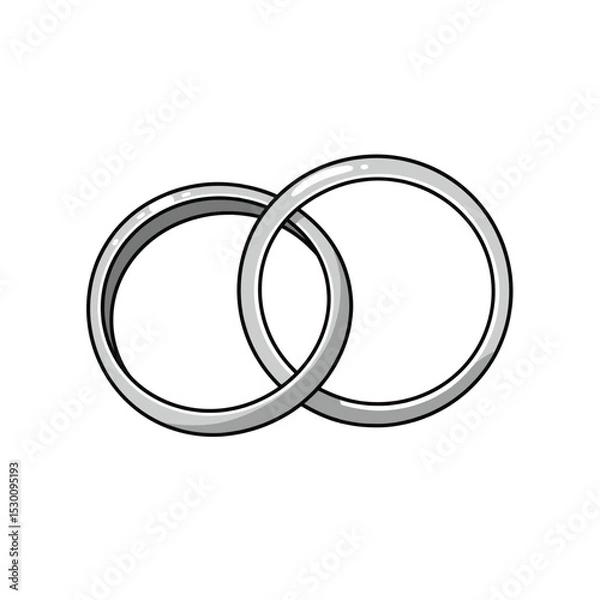 Obraz Minimal Marriage Icon