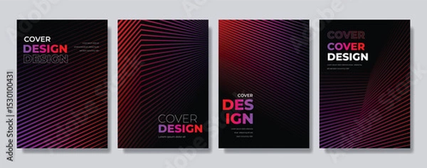 Obraz abstract background business brochure cover design