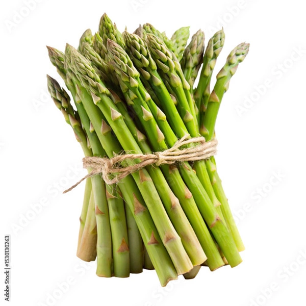 Obraz asparagus on white background