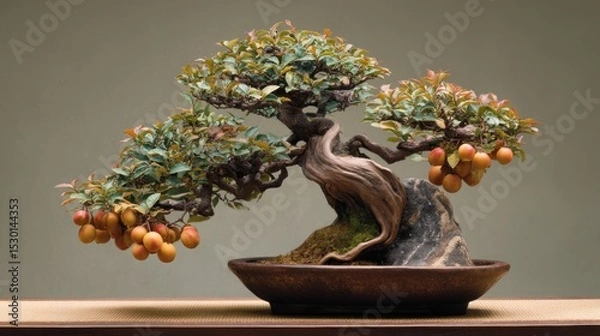 Fototapeta Beautiful bonsai tree display
