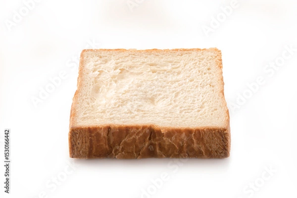 Obraz Sliced bread isolated on white background.
