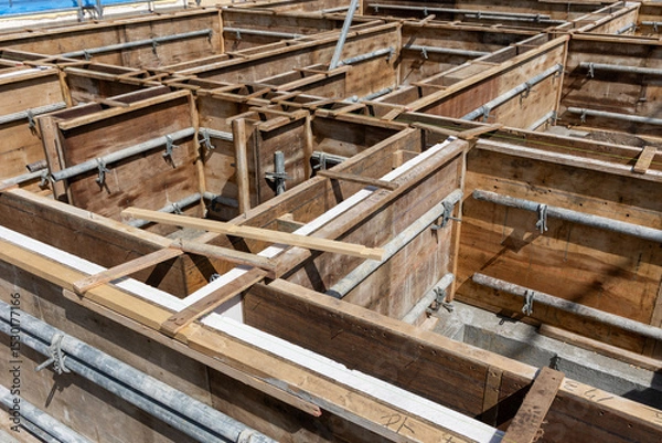 Obraz 住宅建設　型枠工事