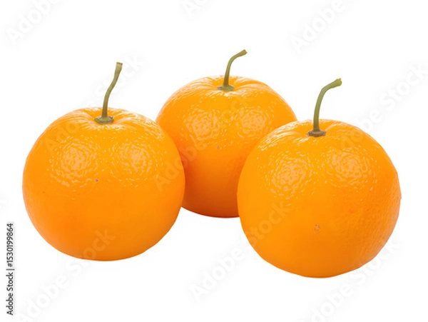Fototapeta Orange isolated isolated on transparent background.