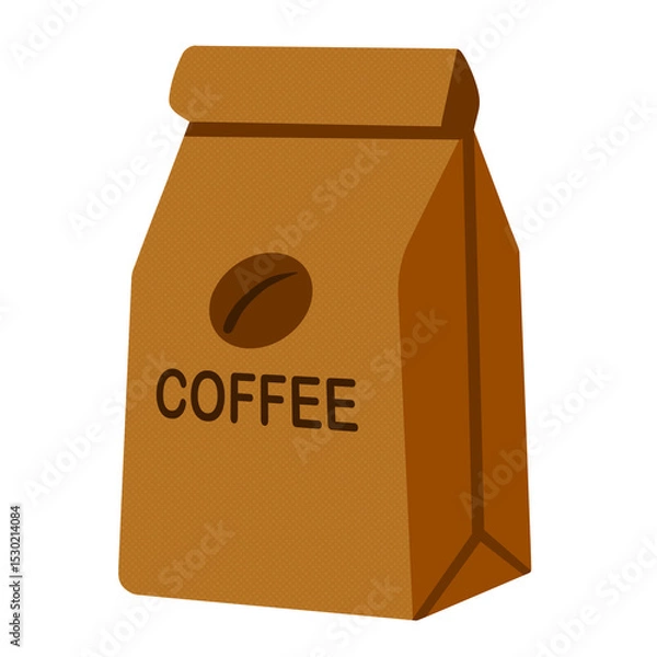 Obraz Coffee Grounds In Bag