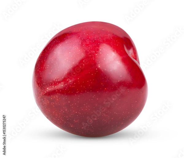 Fototapeta cherry plums isolated on transparent png (Image from camera)