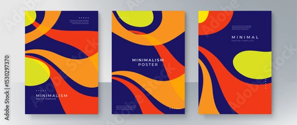 Fototapeta Geometric Shape Minimalism Poster Design