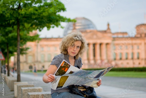 Obraz Vor dem Reichstag