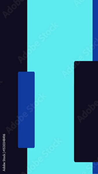 Obraz Simple Shapes 5 Styles Flat Vertical Transitions 1 MOGRT 336