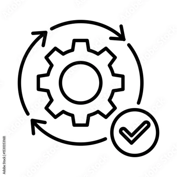 Fototapeta execution icon