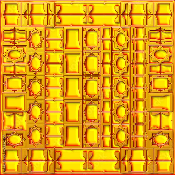 Fototapeta 3d Gold abstract background vector illustration