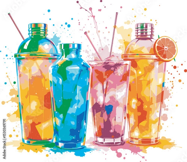 Obraz bottles of perfume