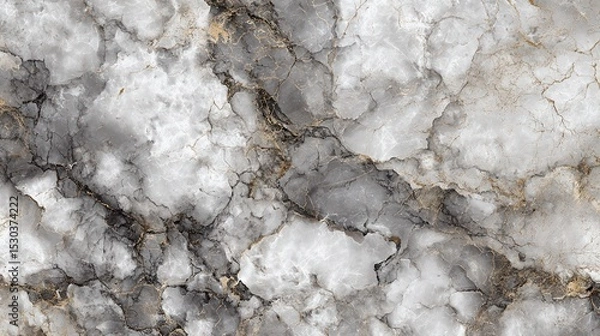 Fototapeta Rustic natural grey marble texture background, generative ai.