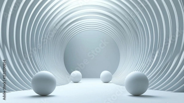 Fototapeta abstract background with columns