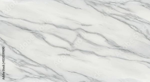 Obraz panoramic white background from marble stone texture for design
