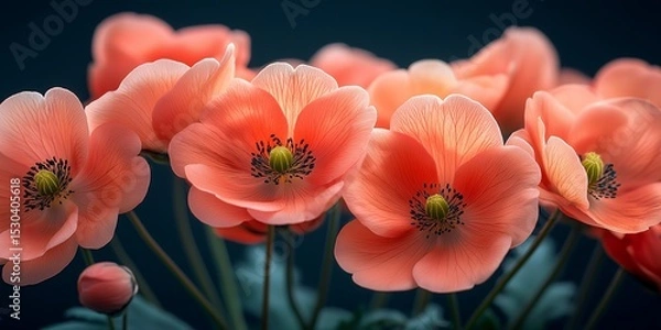 Fototapeta Coly flowers concept art with detailed visuals, rich colors, high quality design, perfect for presentations and creative mockups, AI generated art