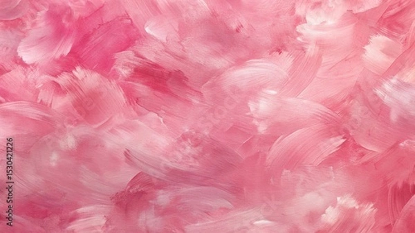 Obraz Abstract Pink Oil Paint Texture – Artistic Brush Stroke Background for Ads, Marketing, Decoration, Wallpaper, and Branding Design (High-Resolution)