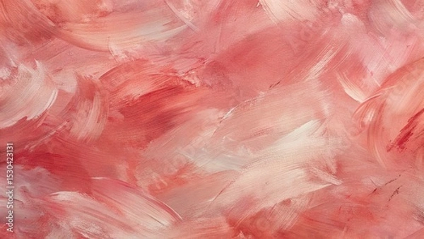 Obraz Abstract Red Oil Paint Texture – Artistic Brush Stroke Background for Ads, Marketing, Decoration, Wallpaper, and Branding Design (High-Resolution)