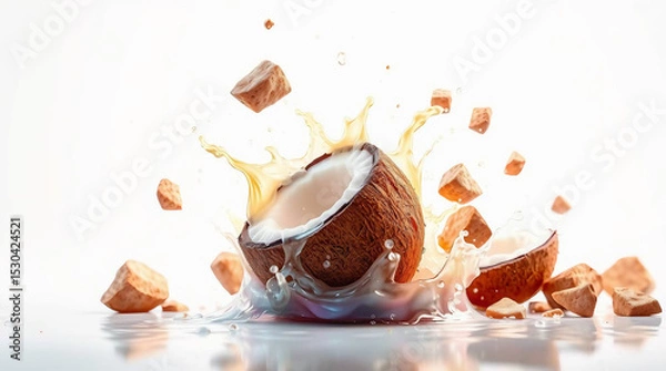 Obraz Burst of Coconut Freshness