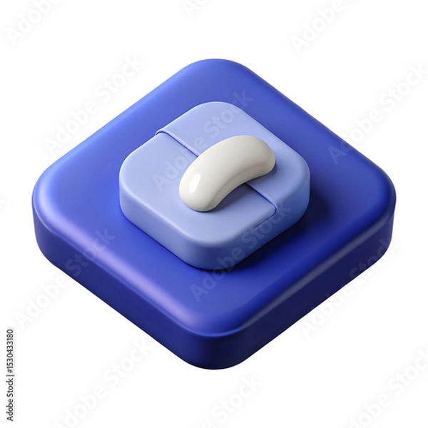 Obraz 3d icon of a sleep tracker icon