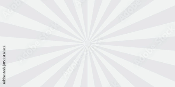 Obraz sunburst pattern white and gray design. Vintage sunrays illustration swirl line. sun beam vector banner design pop art comic burst gradient concept pattern.	

