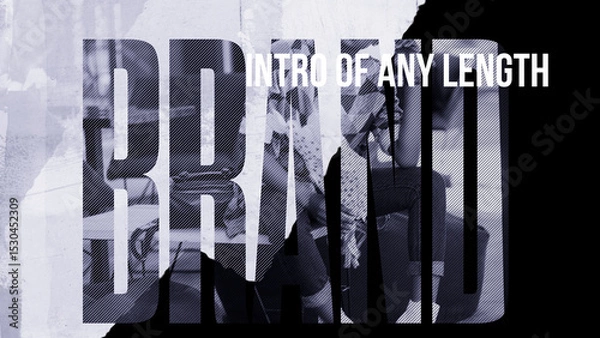 Fototapeta Dynamic Titles Intro