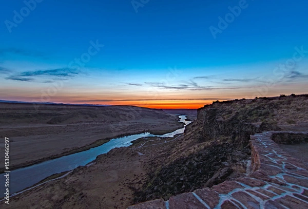 Obraz Days end on the Snake River Idaho