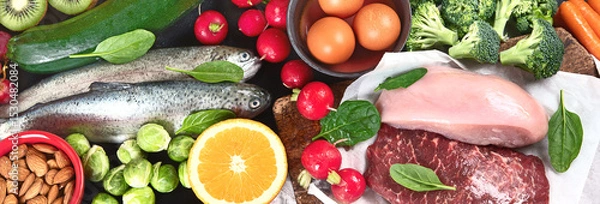 Obraz Various Paleo diet